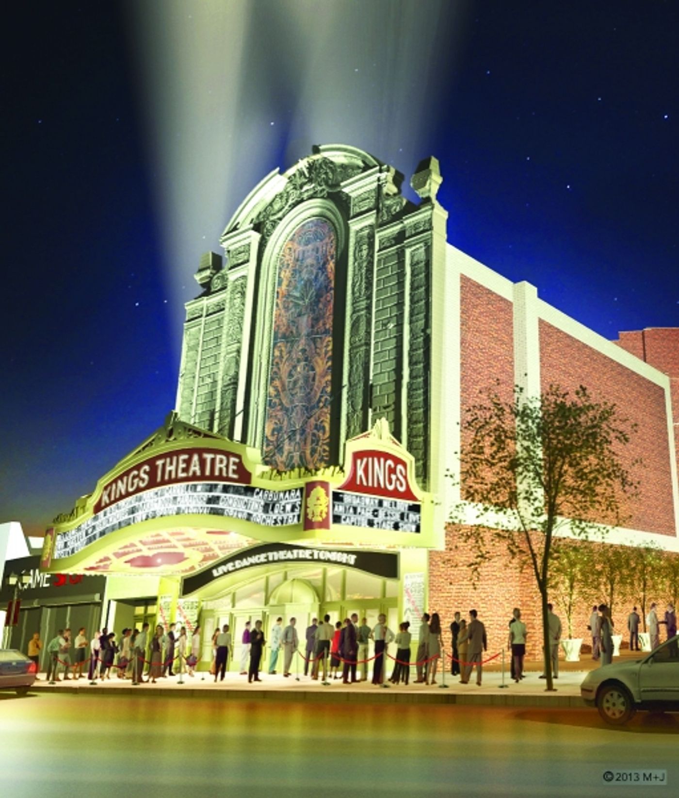 Photo Flash: BP Markowitz, Mayor Bloomberg Break Ground on Restoration of Loew's Kings Theatre in Flatbush  Image