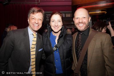 Jim Caruso, Edie Falco and Tony Humrichouser Photo