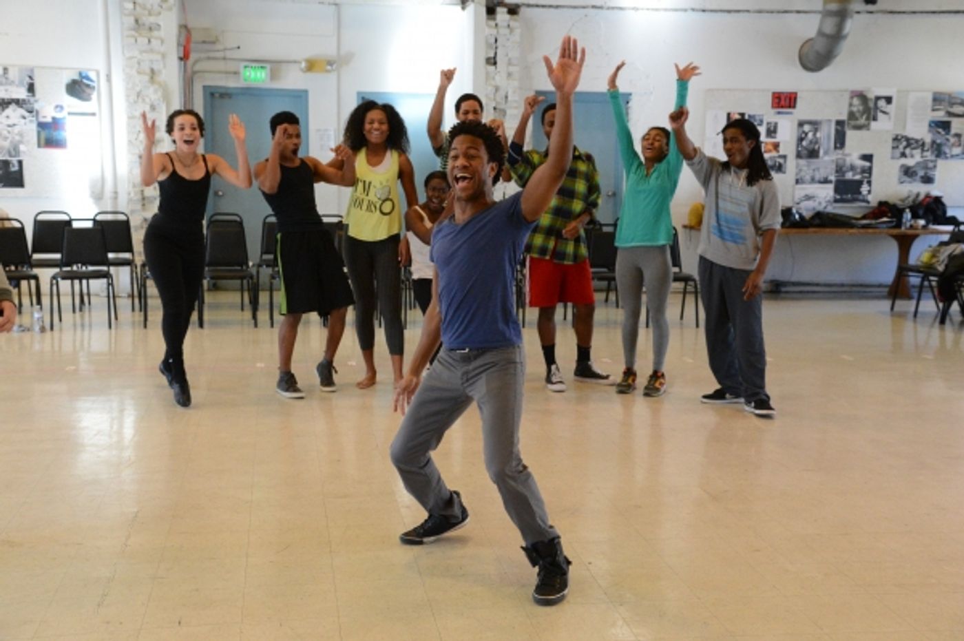 Photo Flash: Sneak Peek at Marissa Perry, Nick Adams, and More in Rehearsals with HAIRSPRAY in Concert  Image