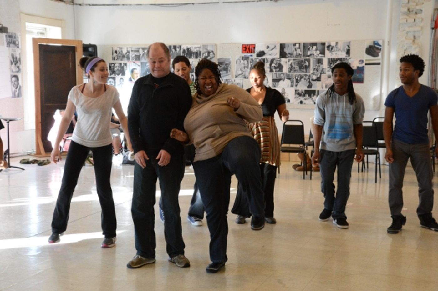 Photo Flash: Sneak Peek at Marissa Perry, Nick Adams, and More in Rehearsals with HAIRSPRAY in Concert  Image
