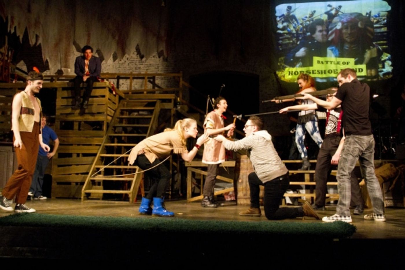 Photo Flash: First Look at Joe Sabatino, Sam Nagel and More in the Philadelphia Premiere of BLOODY BLOODY ANDREW JACKSON  Image