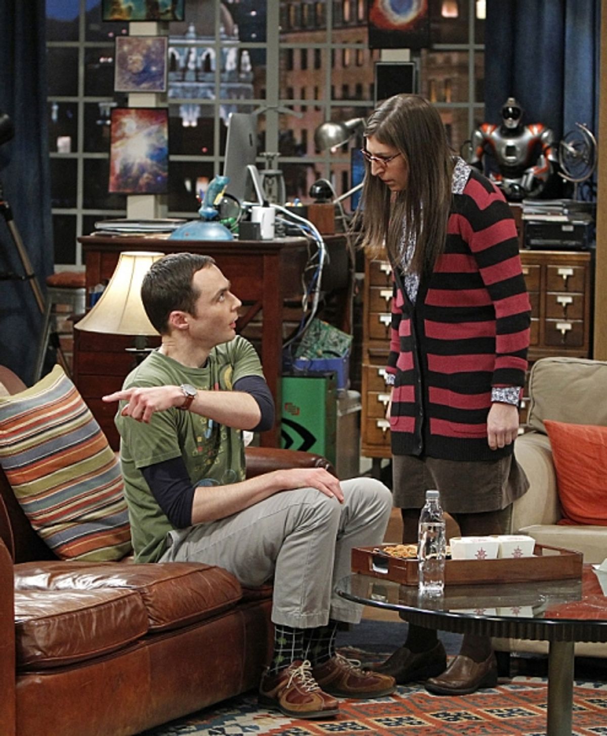 Jim Parsons, Mayim Bialik at 