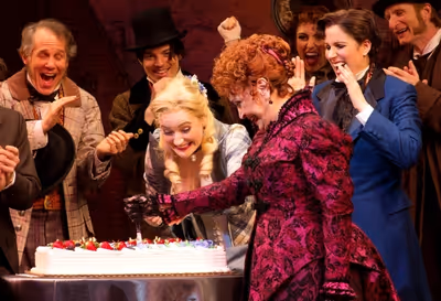 Chita Rivera and the cast of The Mystery of Edwin Drood. Photo Credit: Jennifer Brosk Photo