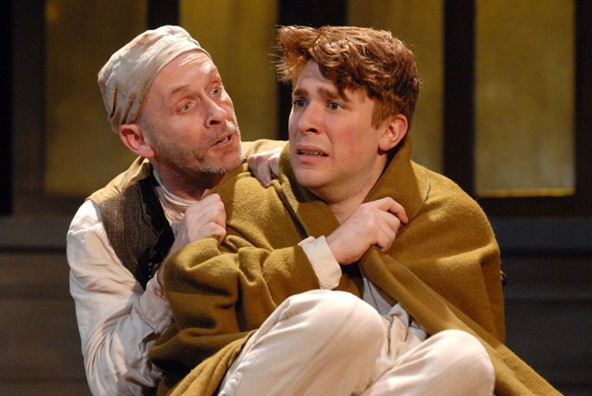 Ed Shea is Salieri and Andrew Iacovelli is Mozart at 