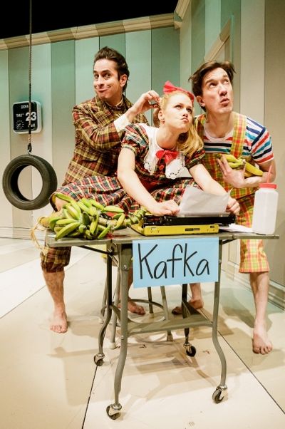 Matthew Saldivar, Liv Rooth and Carson Elrod Photo
