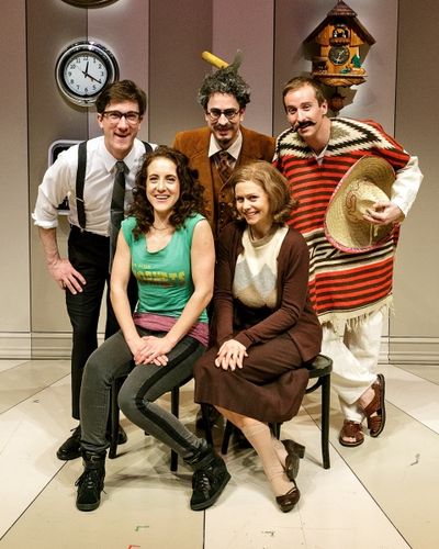 Carson Elrod, Jenn Harris, Matthew Saldivar, Liv Rooth and Eric Clem Photo