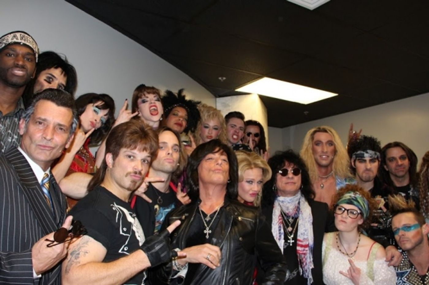 Photo Flash: Musicians Paul Shortino and Joe Lynn Turner Visit ROCK OF AGES Las Vegas  Image