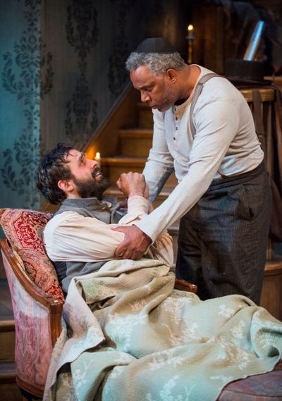 Derek Gaspar (Caleb), Sean Parris (John), Tim Edward Rhoze (Simon)  Photo