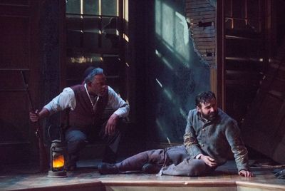 Derek Gaspar (Caleb), Sean Parris (John), Tim Edward Rhoze (Simon)  Photo