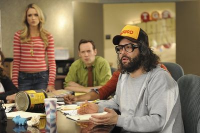 Katrina Bowden, Judah Friedlander Photo