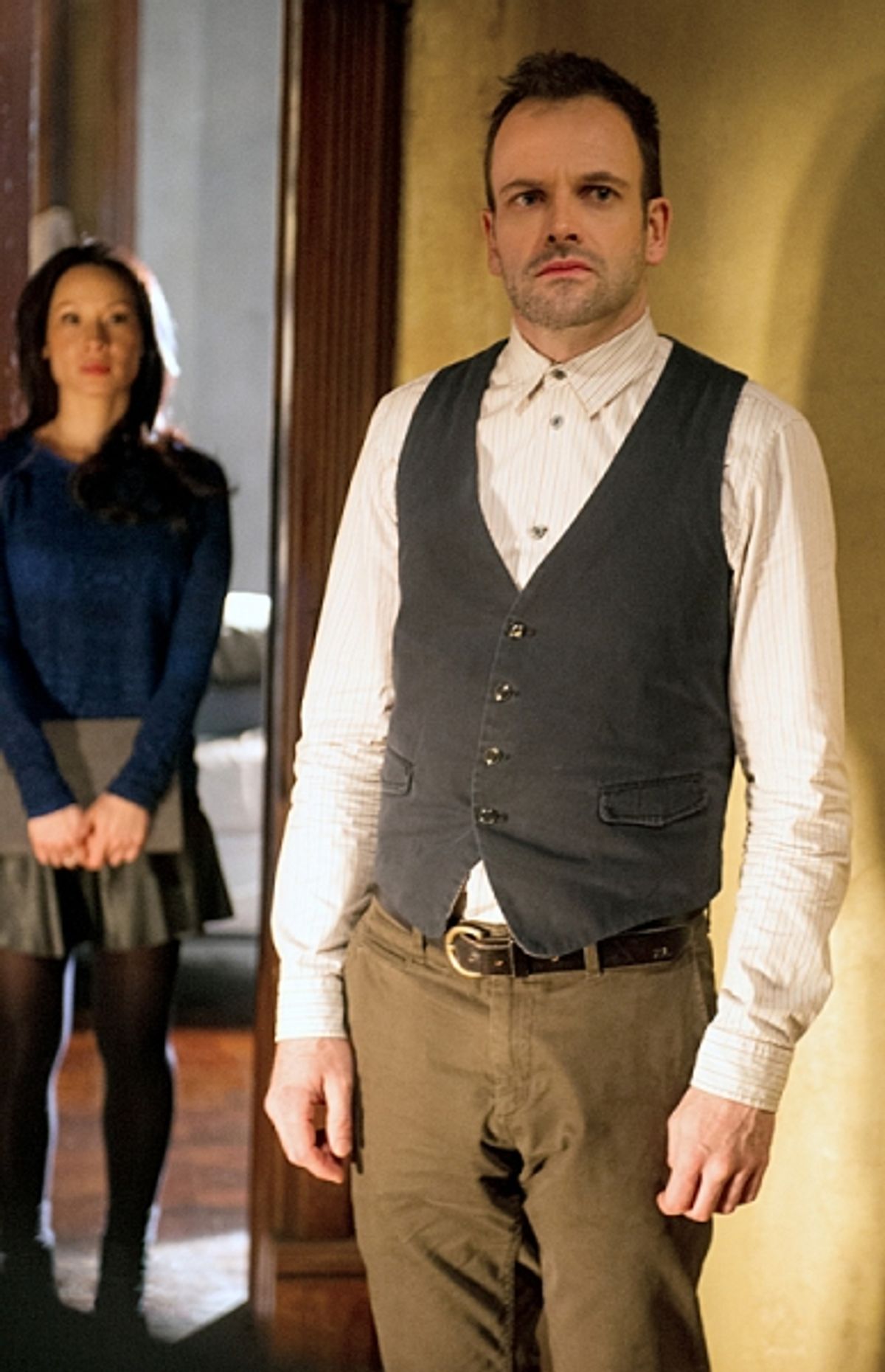 Lucy Liu, Jonny Lee Miller at 