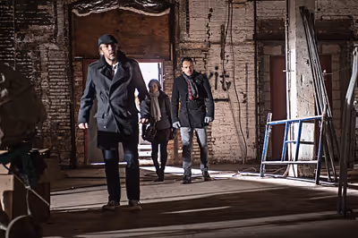 John Hannah, Lucy Liu, Jonny Lee Miller Photo