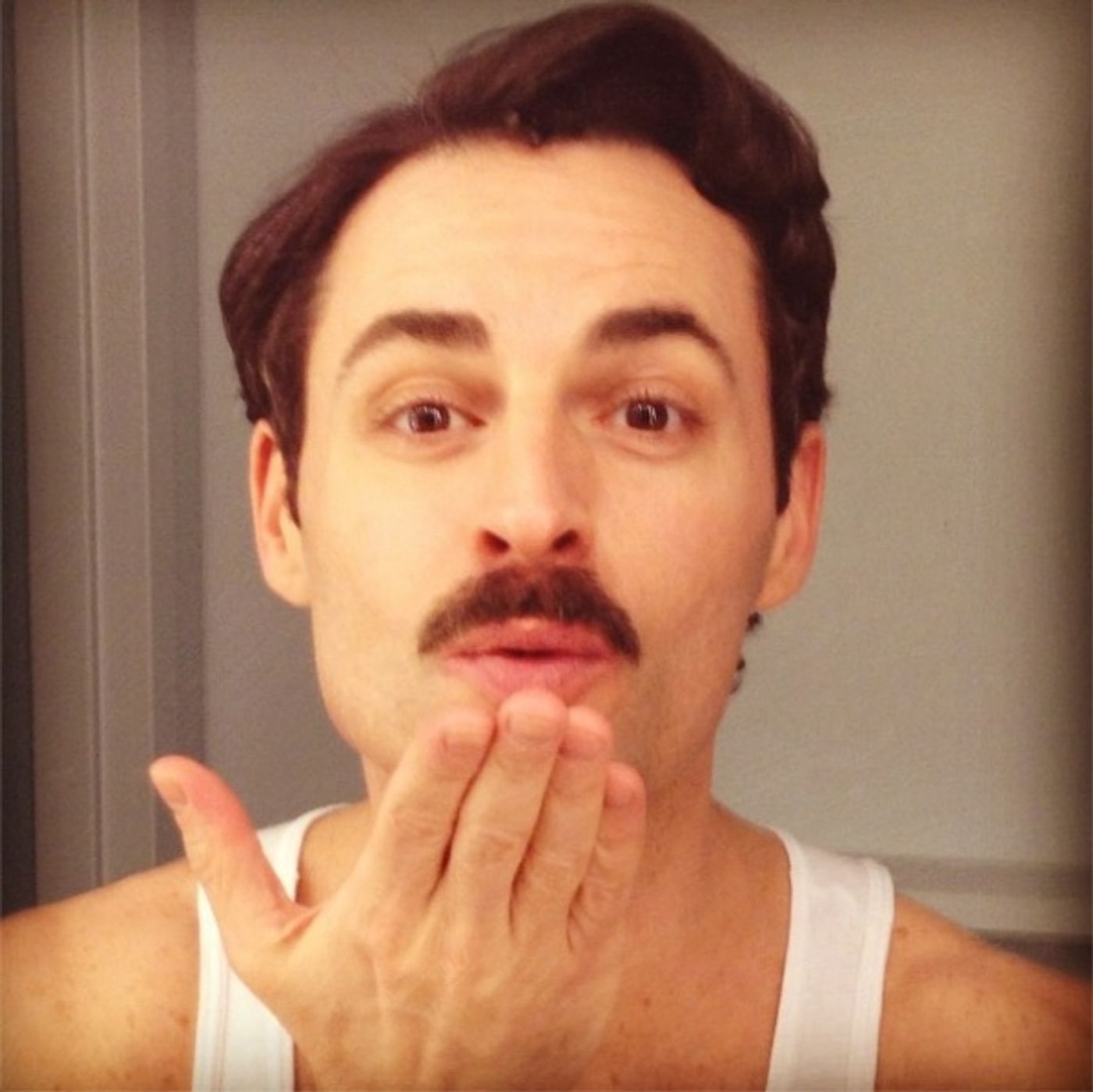 Photo Flash: Saturday Intermission Pics, Jan 26 - Farewell to EVITA, Goodbye to BOOK OF MORMON's Rory O'Malley and More! Image