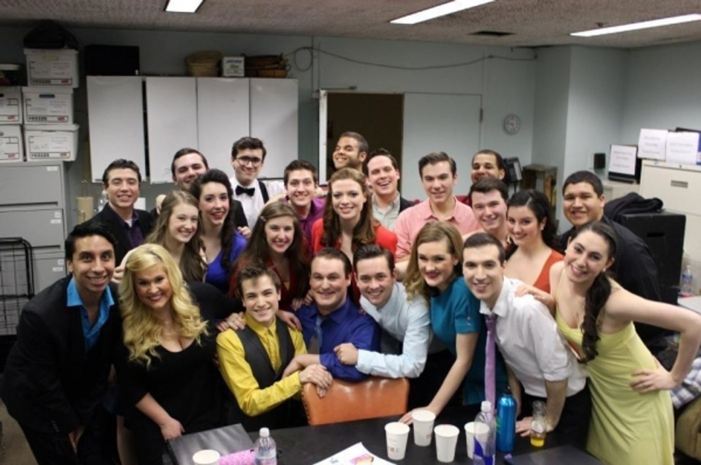 Photo Flash: Saturday Intermission Pics, Jan 26 - Farewell to EVITA, Goodbye to BOOK OF MORMON's Rory O'Malley and More! Image