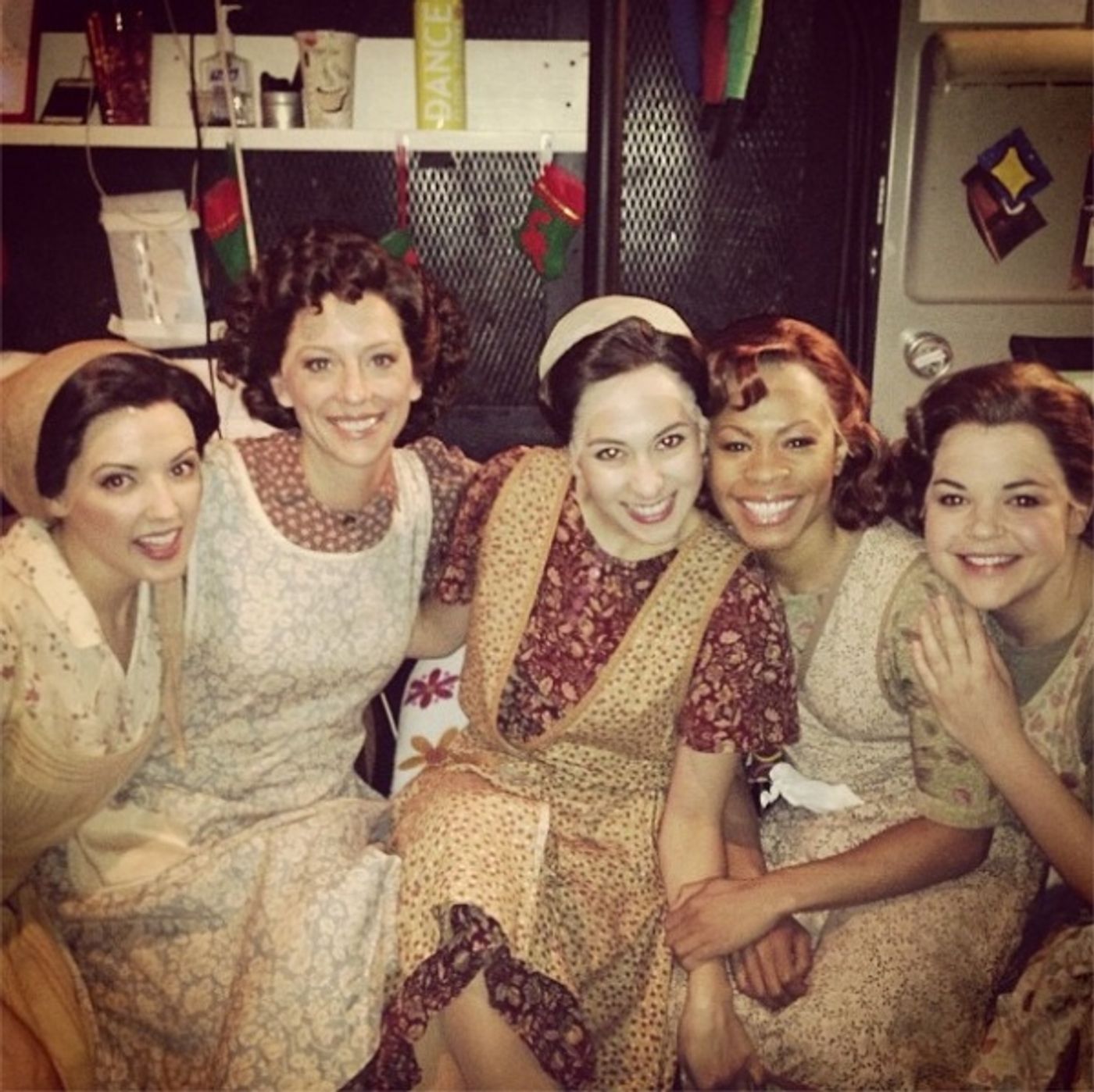 Photo Flash: Saturday Intermission Pics, Jan 26 - Farewell to EVITA, Goodbye to BOOK OF MORMON's Rory O'Malley and More! Image