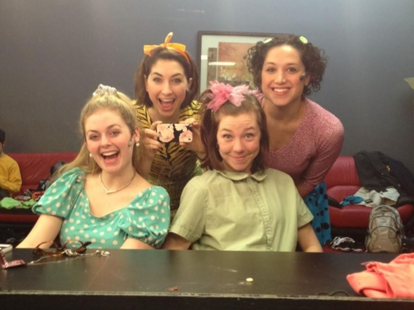 Photo Flash: Saturday Intermission Pics, Jan 26 - Farewell to EVITA, Goodbye to BOOK OF MORMON's Rory O'Malley and More! Image