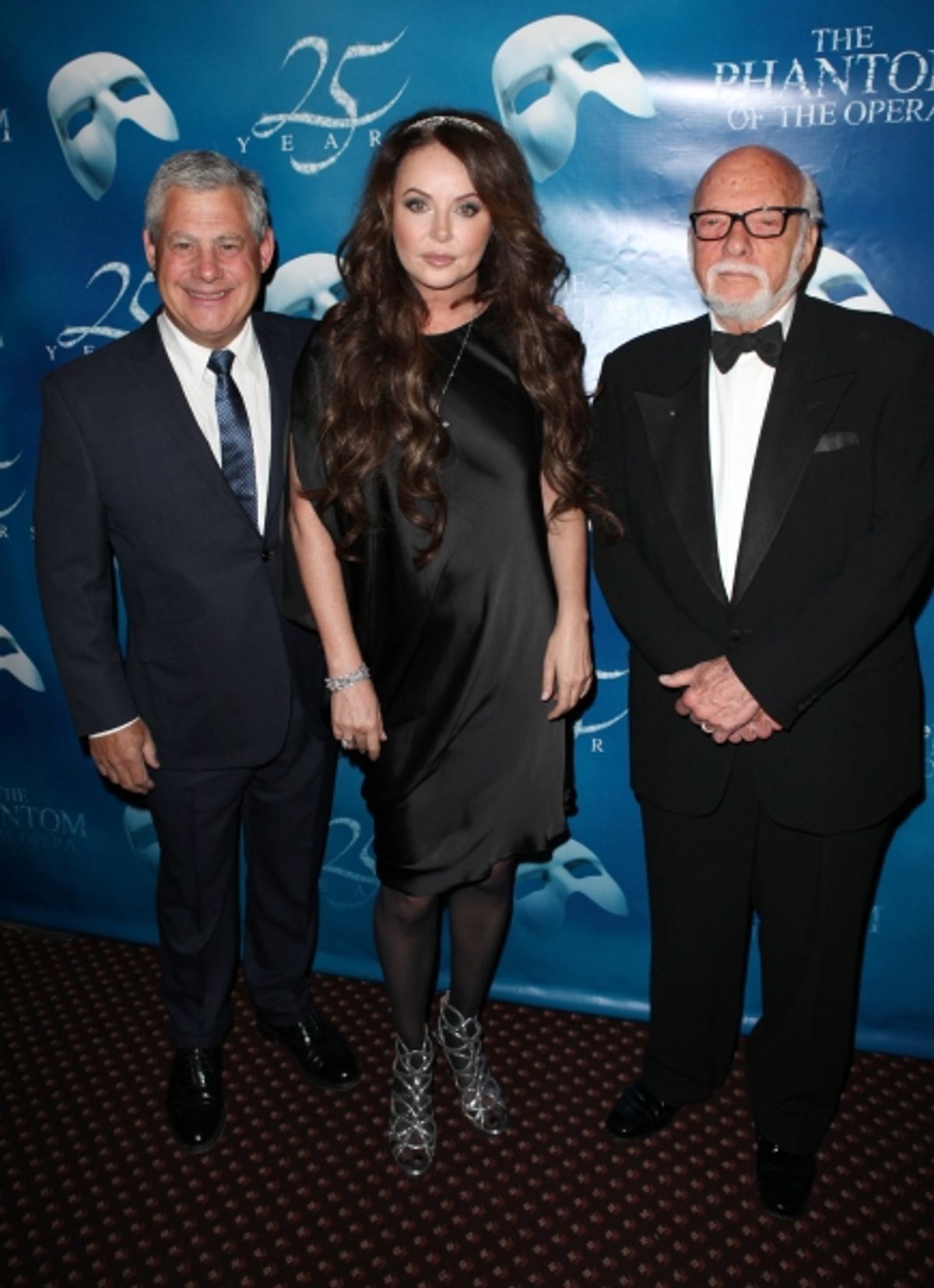 Cameron Mackintosh, Sarah Brightman, Hal Prince attending the 'Phantom of the Opera' - 25 Years on Broadway Gala Performance at the Majestic Theatre in New York City on 1/26/2013 at 