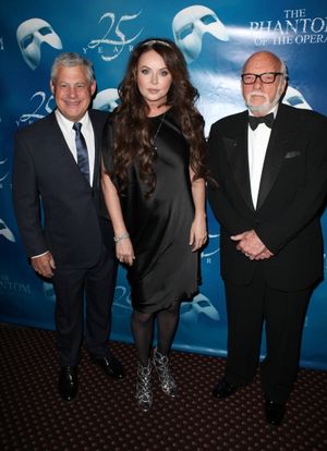Cameron Mackintosh, Sarah Brightman, Hal Prince attending the 'Phantom of the Opera' - 25 Years on Broadway Gala Performance at the Majestic Theatre in New York City on 1/26/2013 @ BroadwayWorld Cameron Mackintosh, Sarah Brightman, Hal Prince attending the 'Phantom of the Opera' Photo