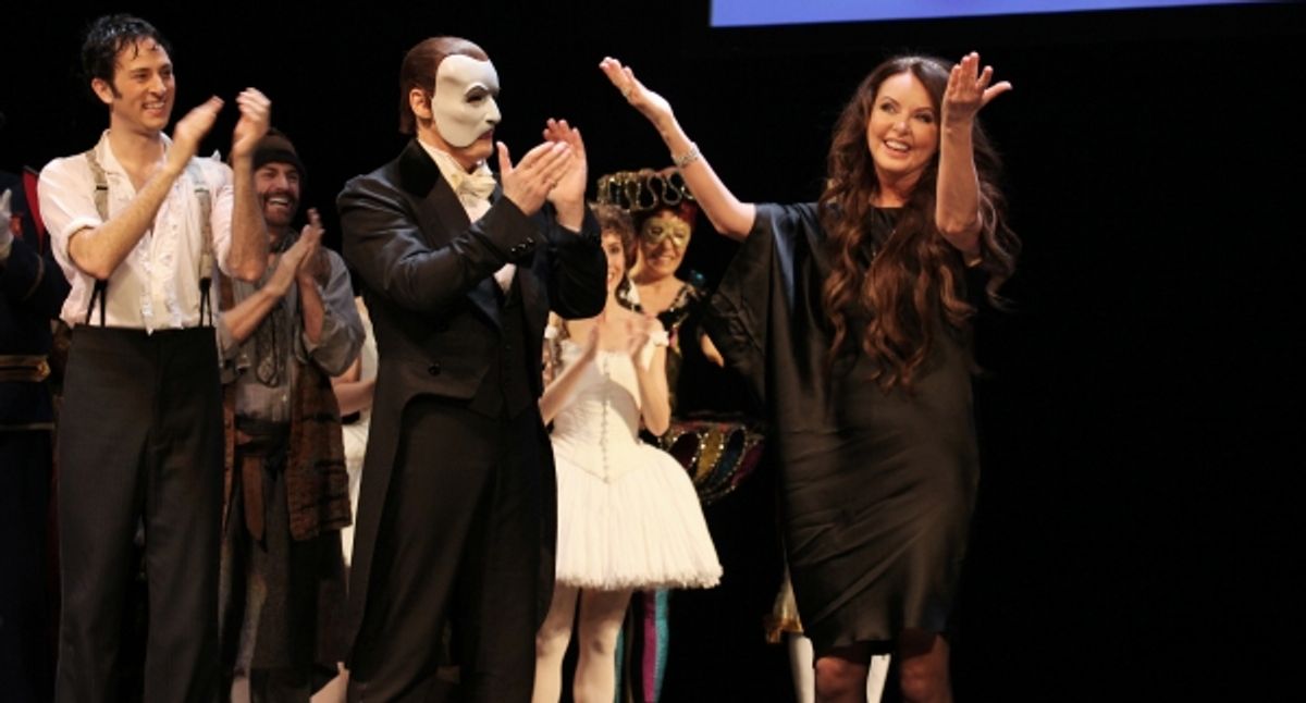 Kyle Barisich, Sarah Brightman & Hugh Panaro at 