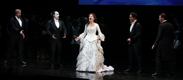 John Owen Jones, Hugh Panaro, Sierra Boggess, Ramin Karimloo & Peter Joback Photo