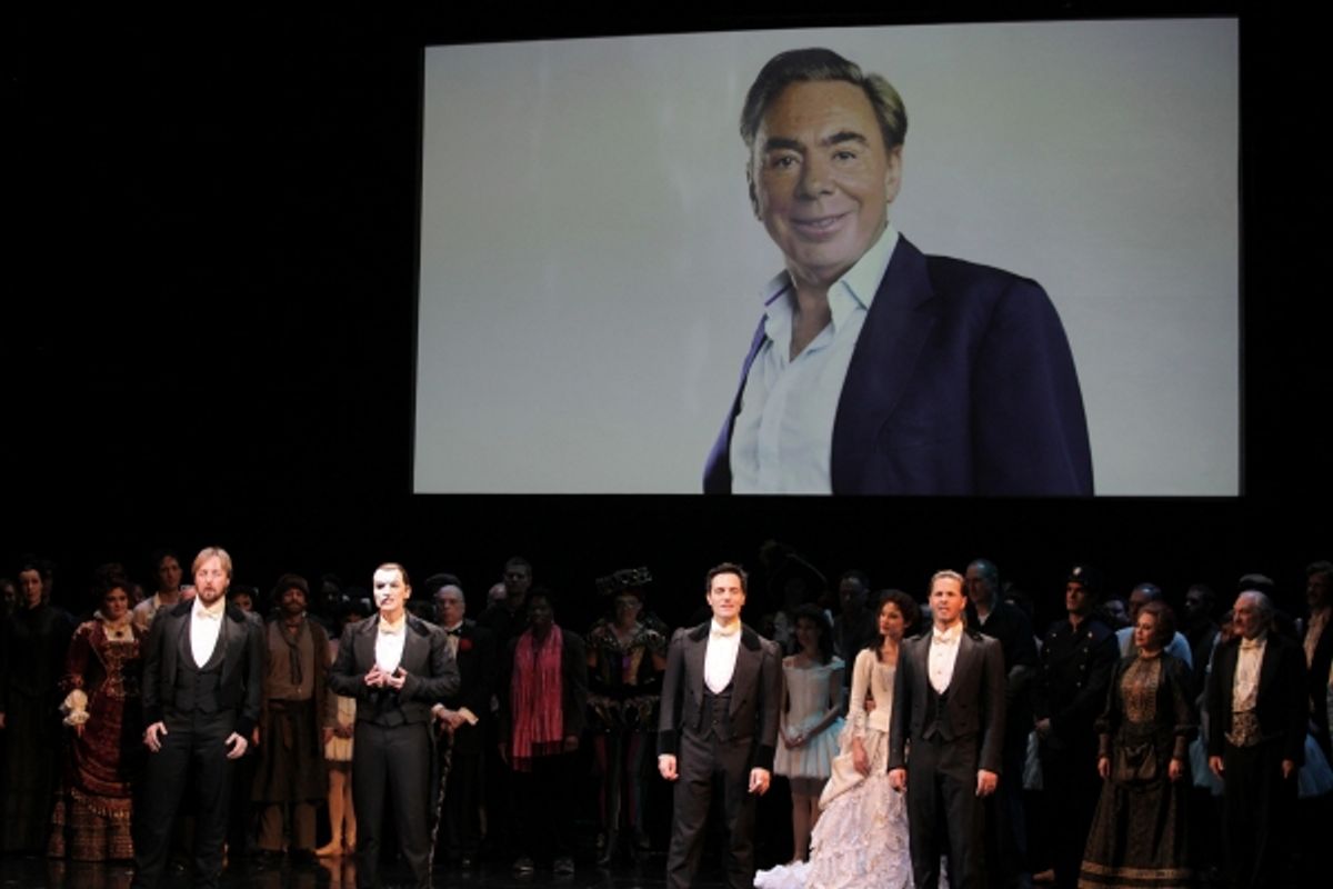 John Owen Jones, Hugh Panaro, Sierra Boggess, Ramin Karimloo & Peter Joback  at 