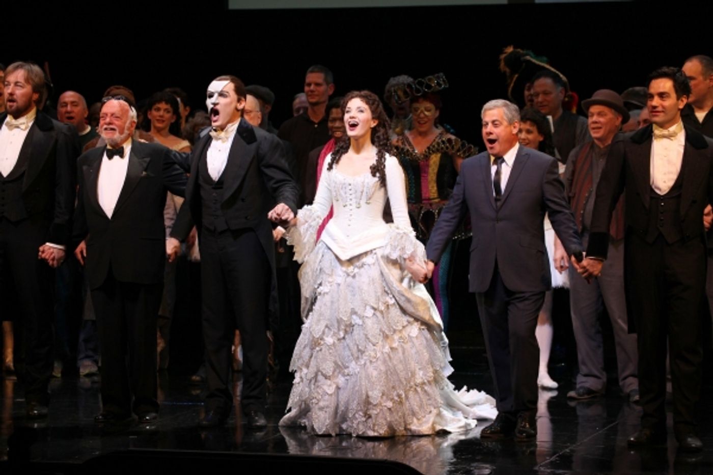 Photo Coverage: THE PHANTOM OF THE OPERA Celebrates 25th Anniversary Curtain Call!  Image