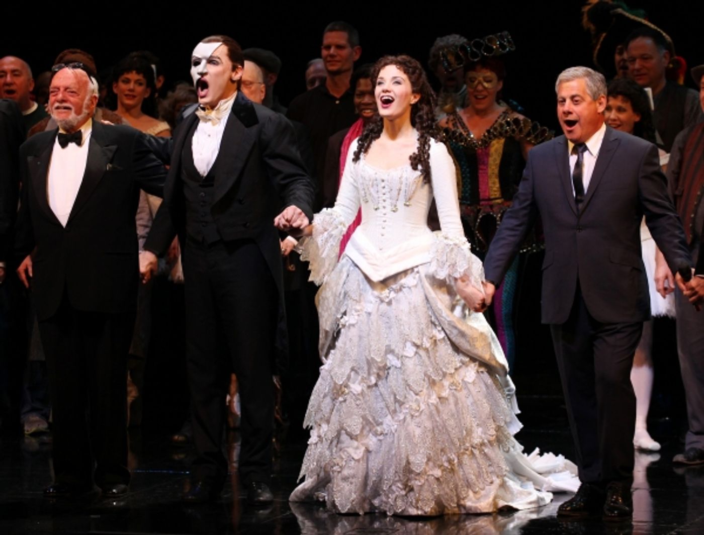 Photo Coverage: THE PHANTOM OF THE OPERA Celebrates 25th Anniversary Curtain Call!  Image