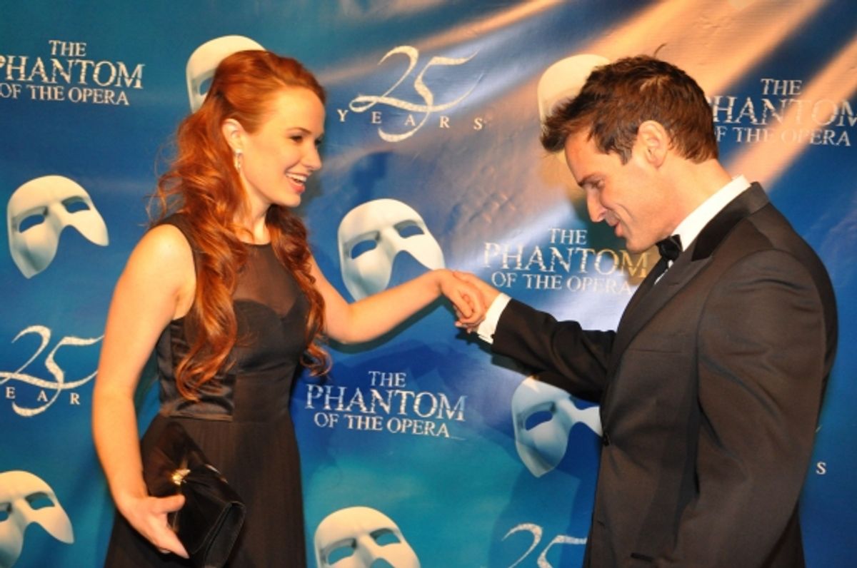 Sierra Boggess and Hugh Panaro
 at 