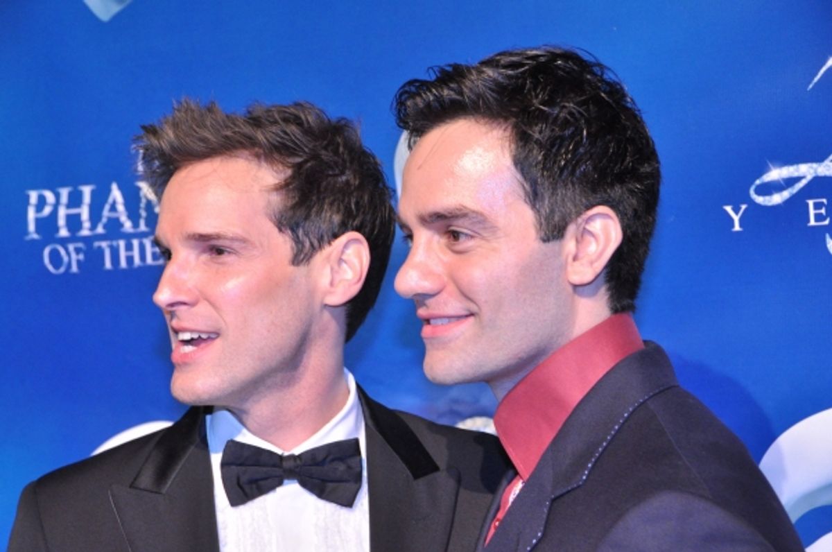 Hugh Panaro and Ramin Karimloo
 at 