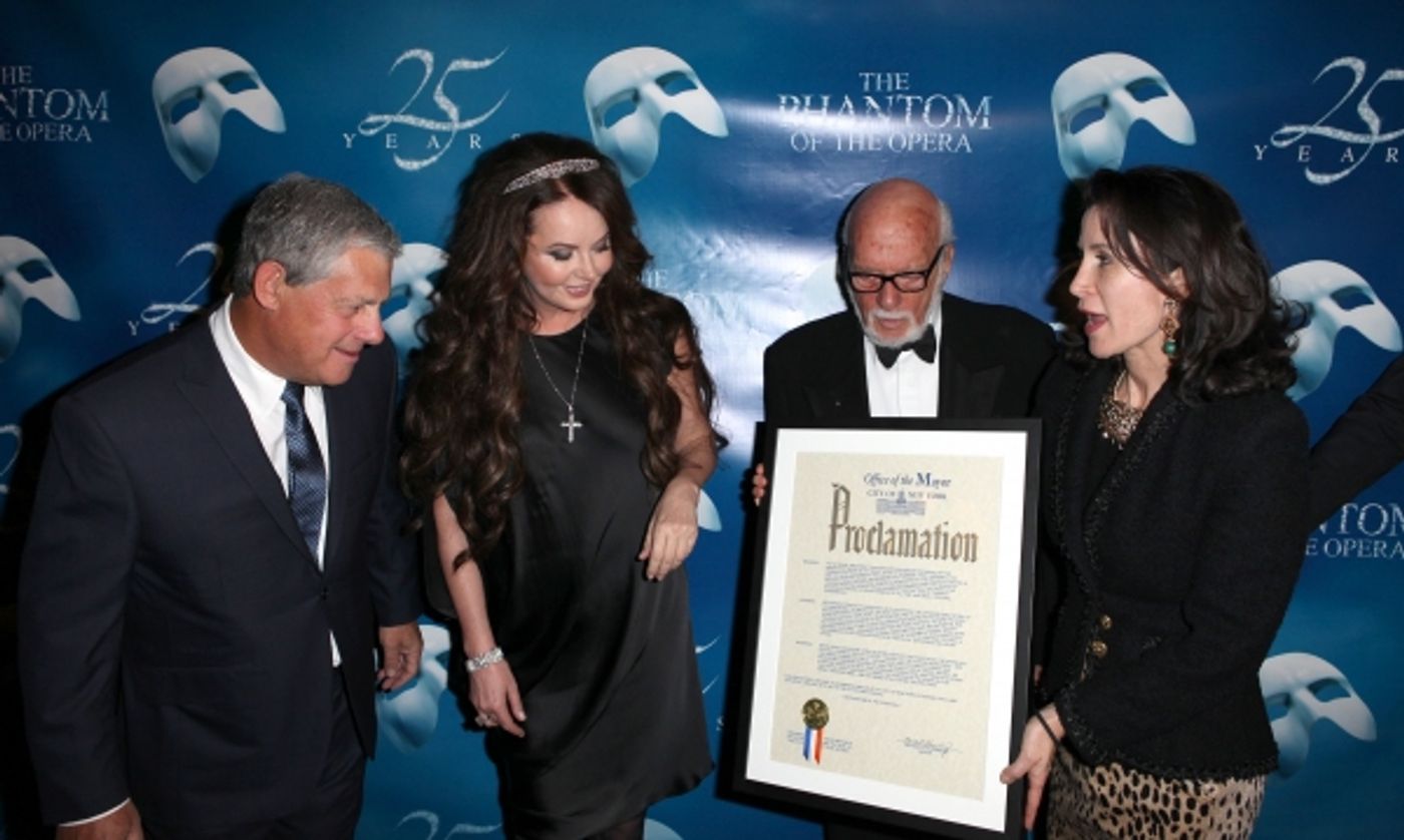 Photo Coverage: THE PHANTOM OF THE OPERA Day Proclamation - Sarah Brightman, Hal Prince and Cameron Mackintosh!  Image