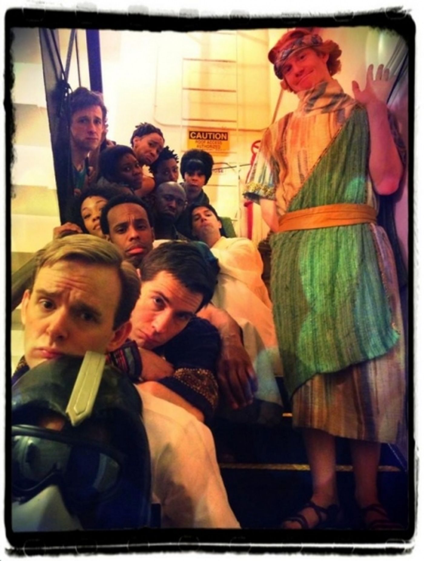 Photo Flash: Saturday Intermission Pics, Jan 26, Part 2 - CINDERELLA's First SIP, EVITA's Saucy 'End' Credit and More!  Image