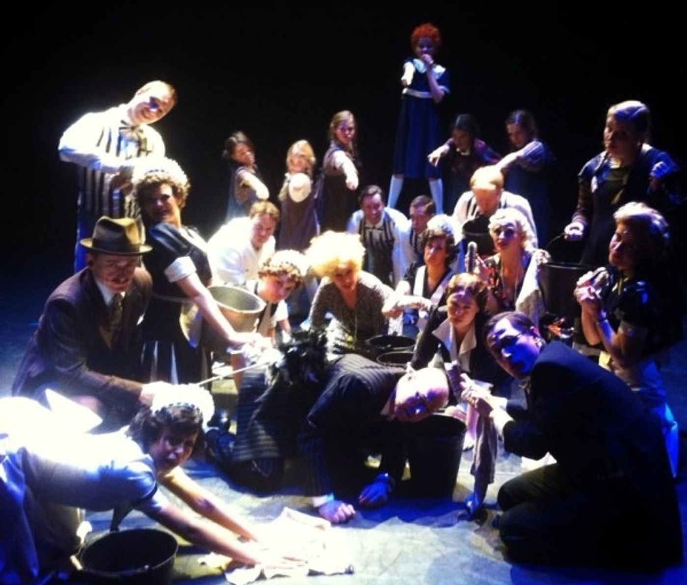 Photo Flash: Saturday Intermission Pics, Jan 26, Part 2 - CINDERELLA's First SIP, EVITA's Saucy 'End' Credit and More!  Image