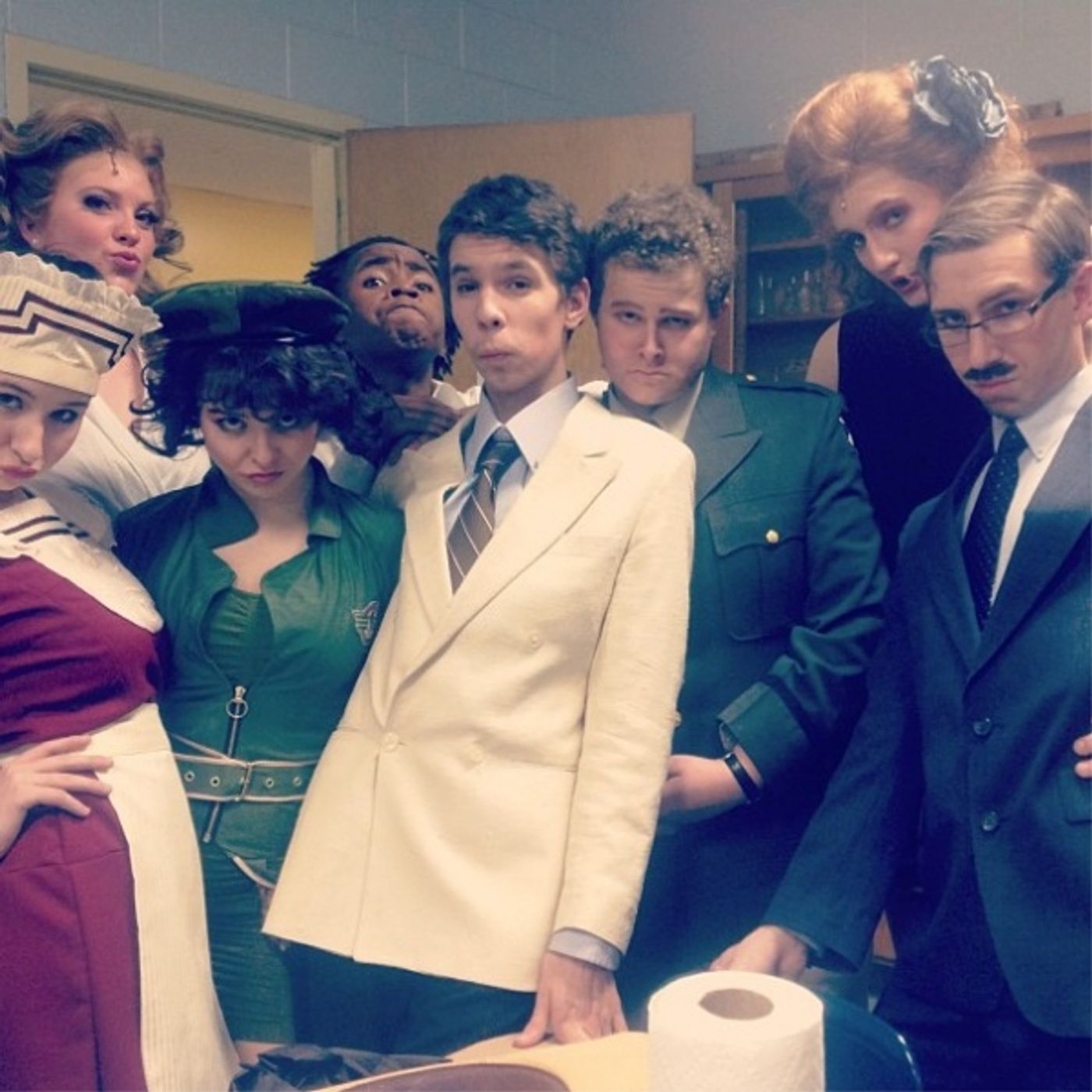 Photo Flash: Saturday Intermission Pics, Jan 26, Part 2 - CINDERELLA's First SIP, EVITA's Saucy 'End' Credit and More!  Image