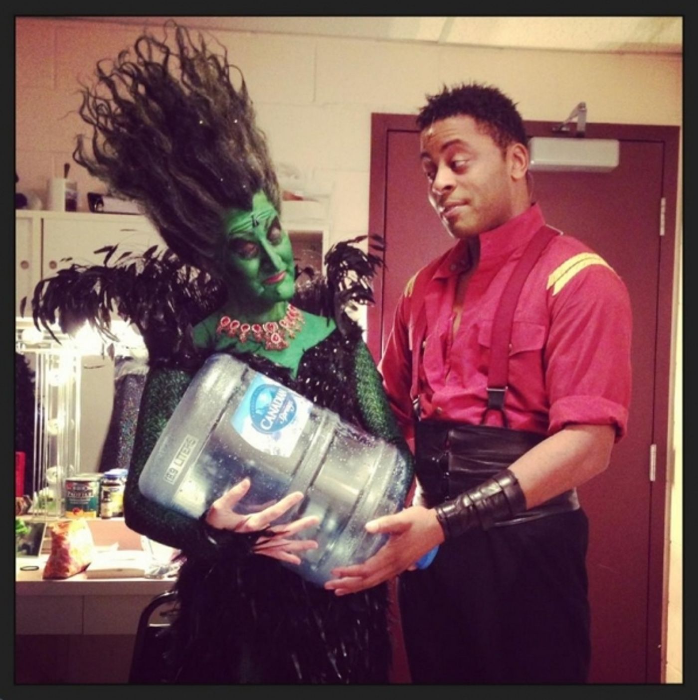 Photo Flash: Saturday Intermission Pics, Jan 26, Part 2 - CINDERELLA's First SIP, EVITA's Saucy 'End' Credit and More!  Image