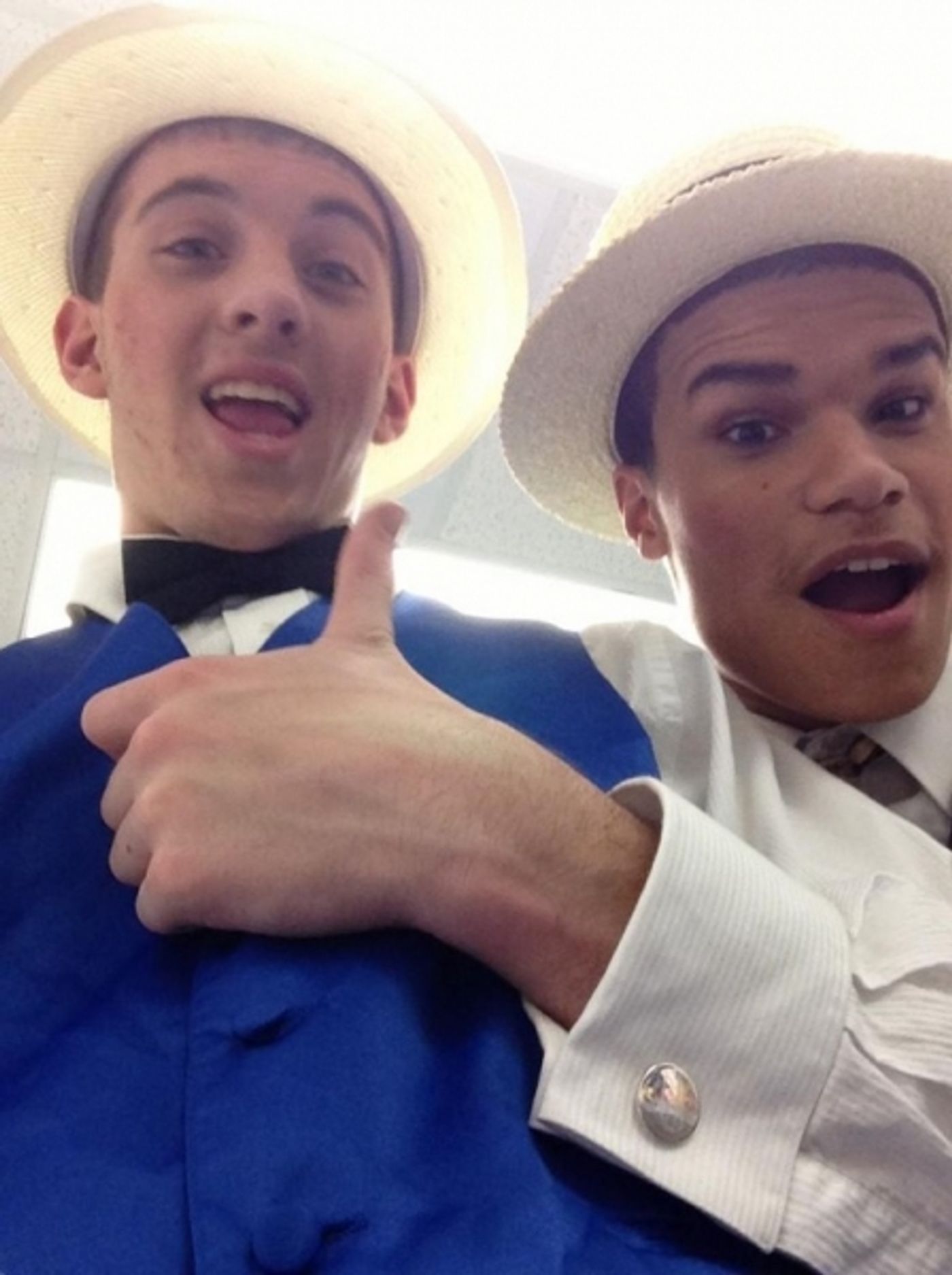 Photo Flash: Saturday Intermission Pics, Jan 26, Part 2 - CINDERELLA's First SIP, EVITA's Saucy 'End' Credit and More!  Image