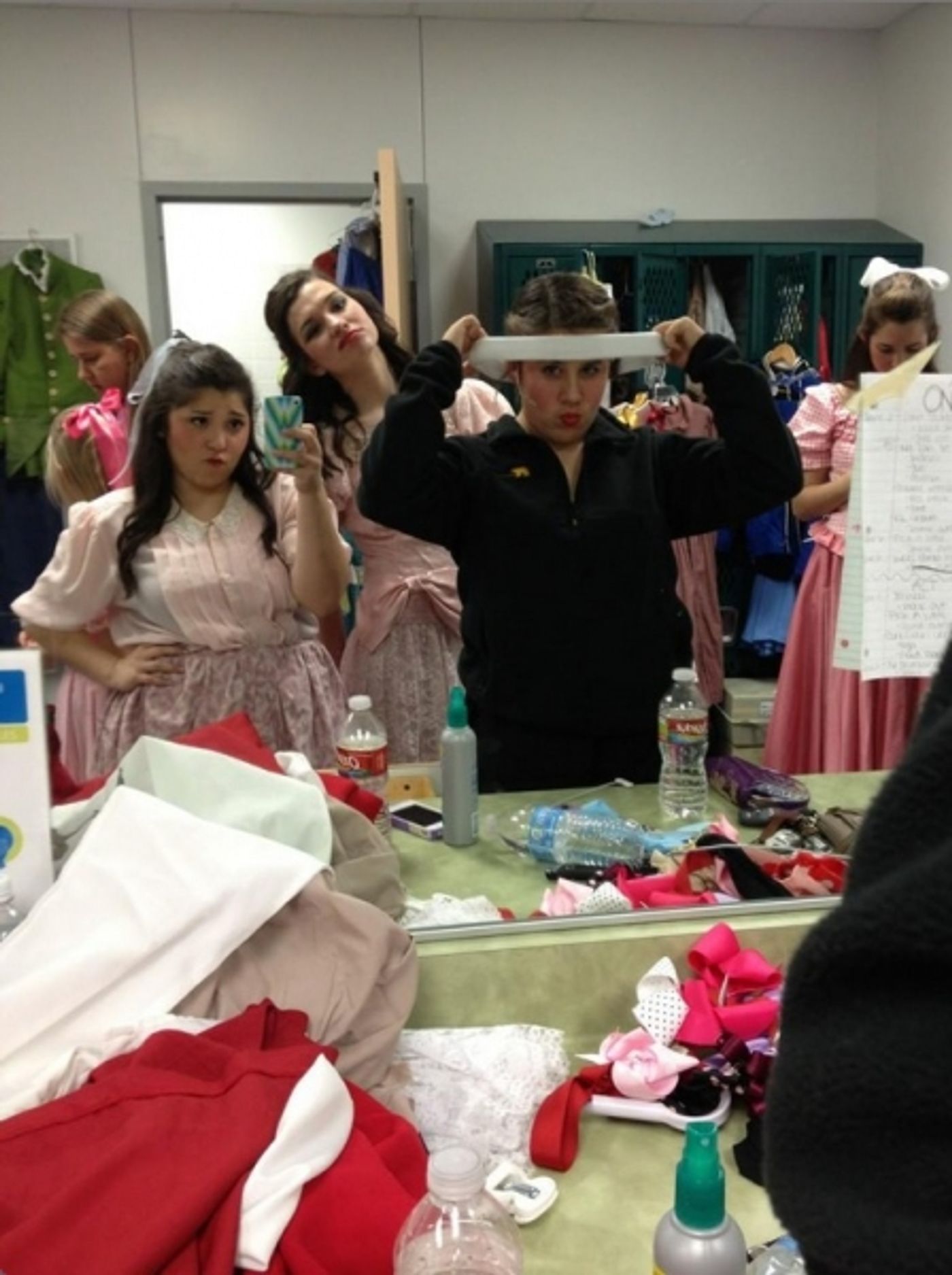 Photo Flash: Saturday Intermission Pics, Jan 26, Part 2 - CINDERELLA's First SIP, EVITA's Saucy 'End' Credit and More!  Image