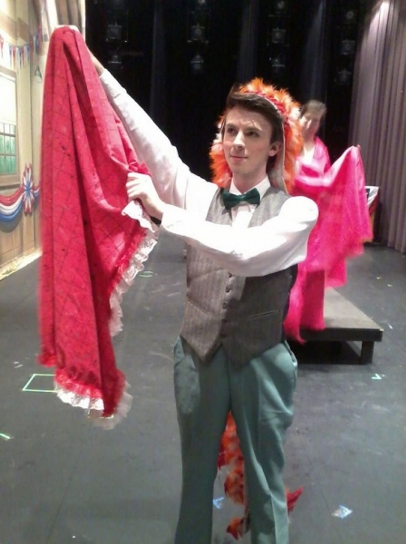 Photo Flash: Saturday Intermission Pics, Jan 26, Part 2 - CINDERELLA's First SIP, EVITA's Saucy 'End' Credit and More!  Image