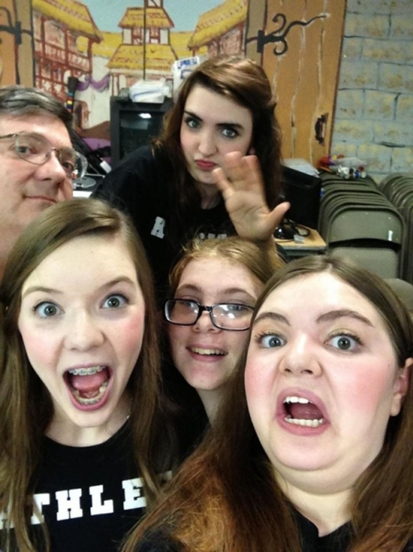 Photo Flash: Saturday Intermission Pics, Jan 26, Part 2 - CINDERELLA's First SIP, EVITA's Saucy 'End' Credit and More!  Image