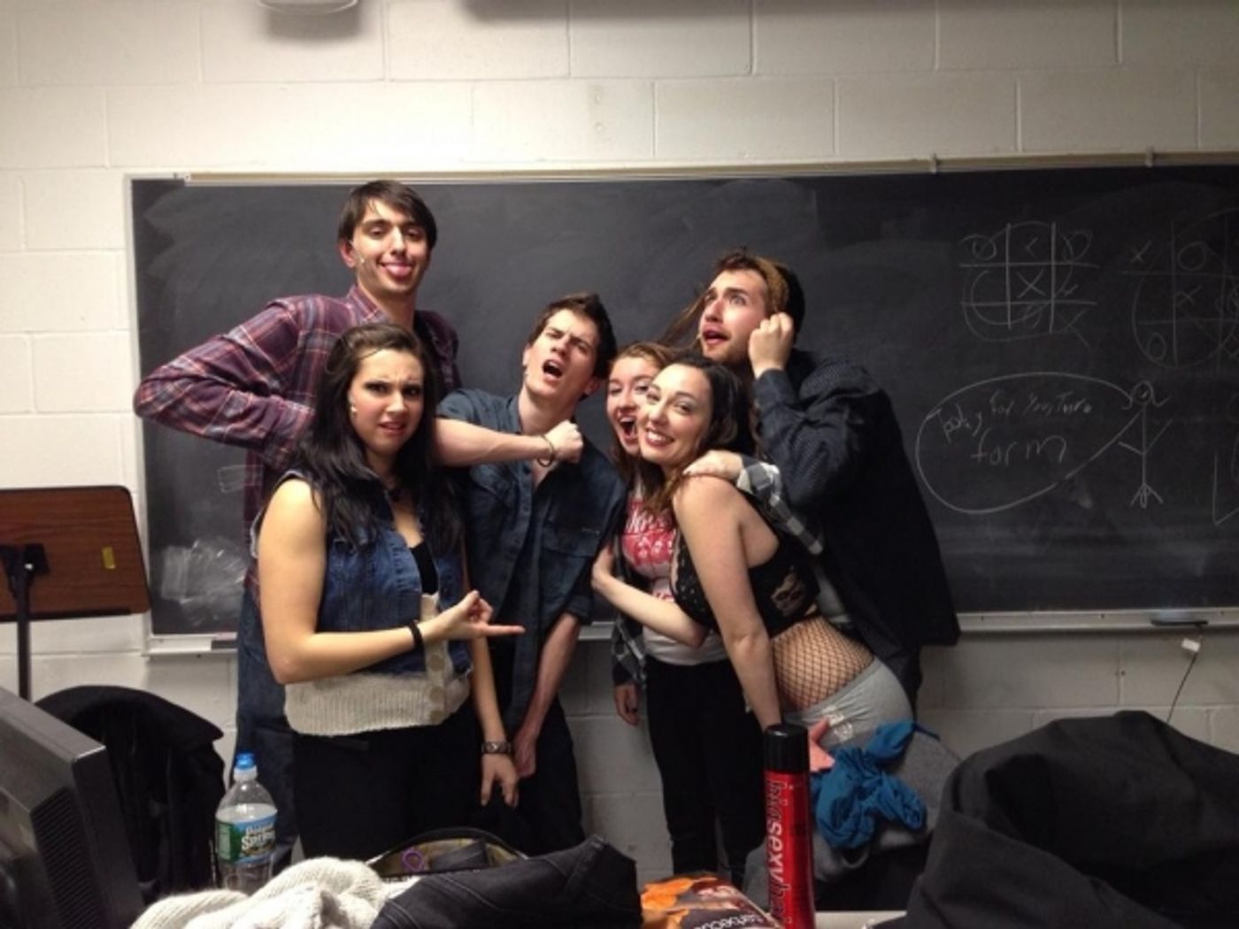 Photo Flash: Saturday Intermission Pics, Jan 26, Part 2 - CINDERELLA's First SIP, EVITA's Saucy 'End' Credit and More!  Image