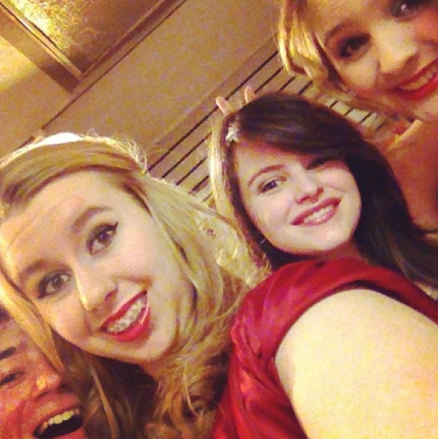 Photo Flash: Saturday Intermission Pics, Jan 26, Part 2 - CINDERELLA's First SIP, EVITA's Saucy 'End' Credit and More!  Image