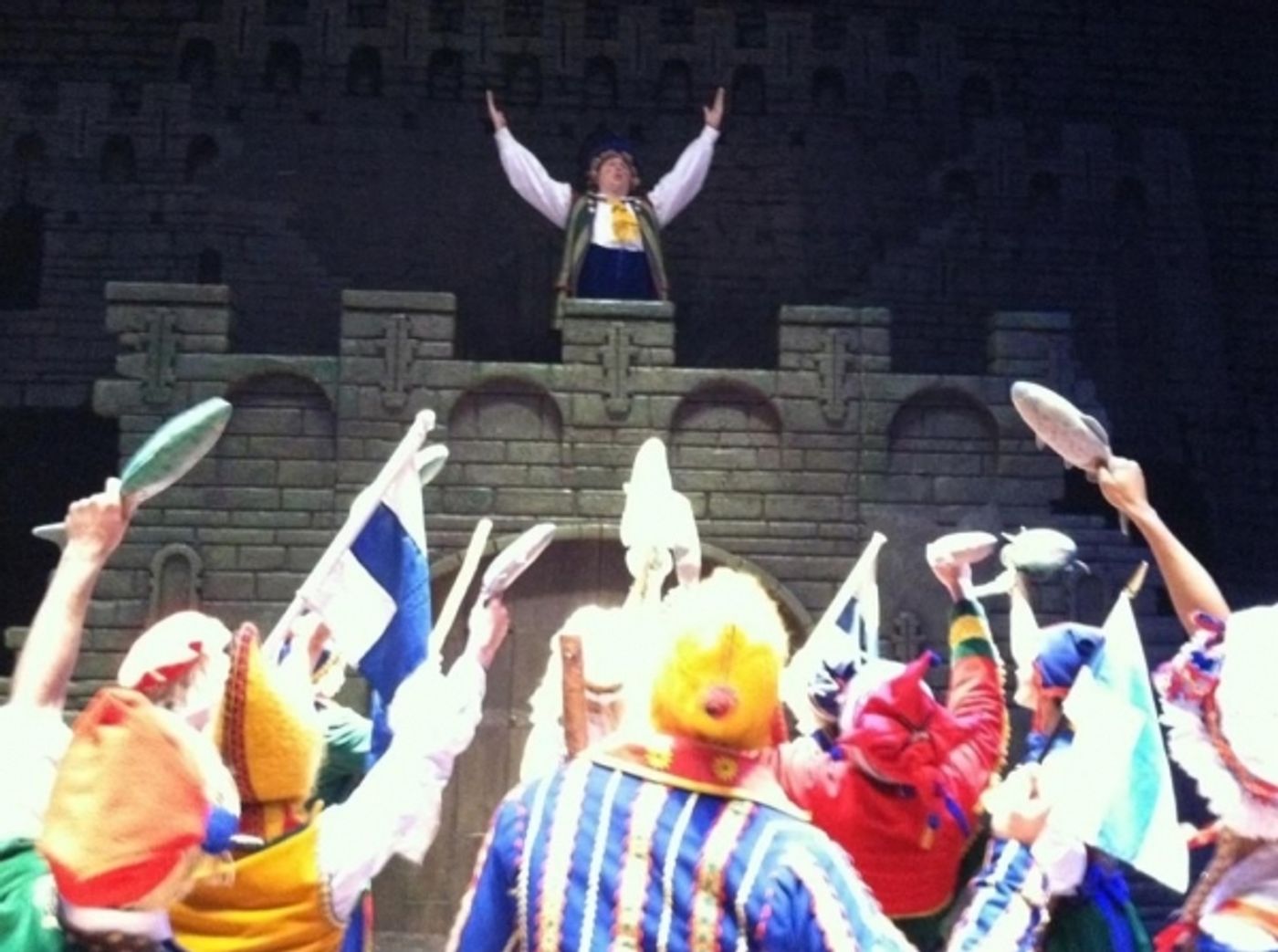 Photo Flash: Saturday Intermission Pics, Jan 26, Part 2 - CINDERELLA's First SIP, EVITA's Saucy 'End' Credit and More!  Image