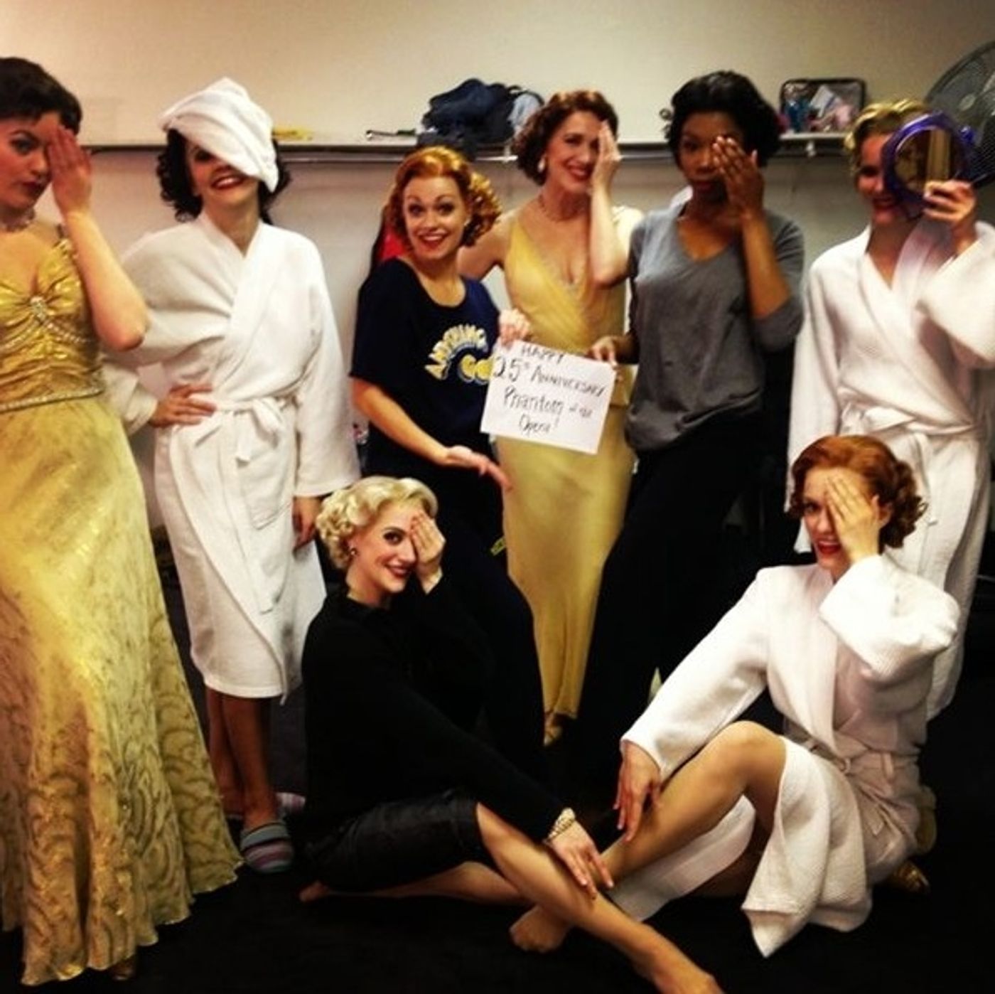 Photo Flash: Saturday Intermission Pics, Jan 26, Part 2 - CINDERELLA's First SIP, EVITA's Saucy 'End' Credit and More!  Image