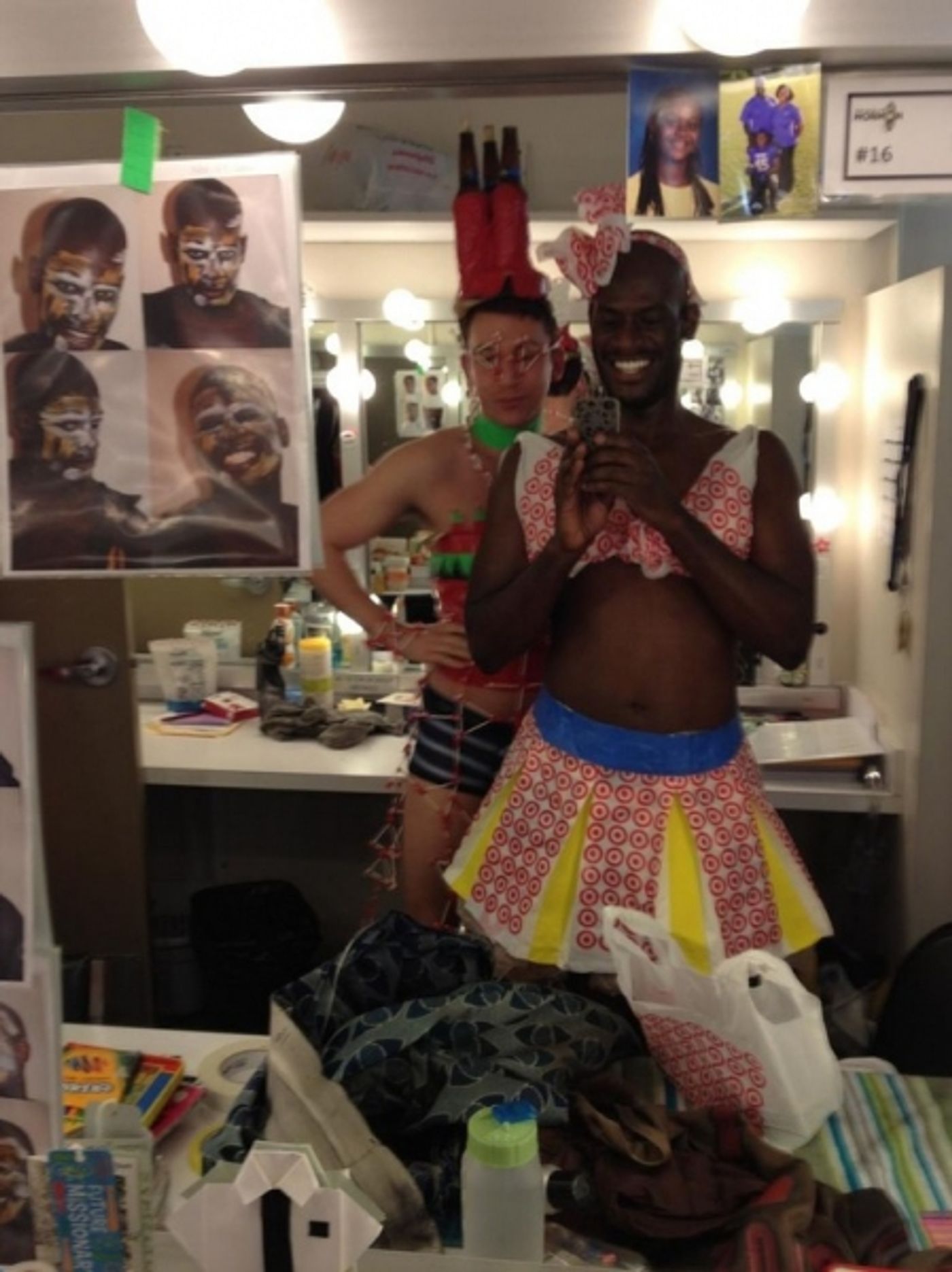 Photo Flash: Saturday Intermission Pics, Jan 26, Part 2 - CINDERELLA's First SIP, EVITA's Saucy 'End' Credit and More!  Image