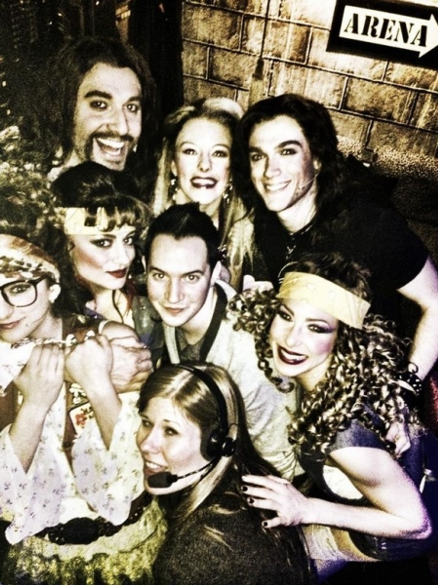 Photo Flash: Saturday Intermission Pics, Jan 26, Part 2 - CINDERELLA's First SIP, EVITA's Saucy 'End' Credit and More!  Image