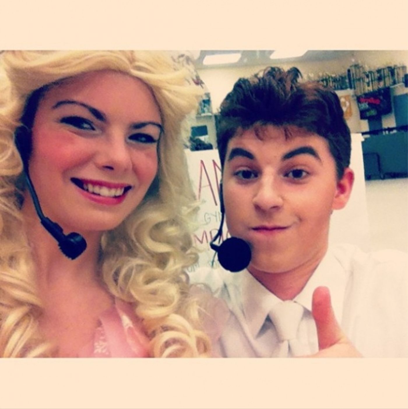 Photo Flash: Saturday Intermission Pics, Jan 26, Part 2 - CINDERELLA's First SIP, EVITA's Saucy 'End' Credit and More!  Image