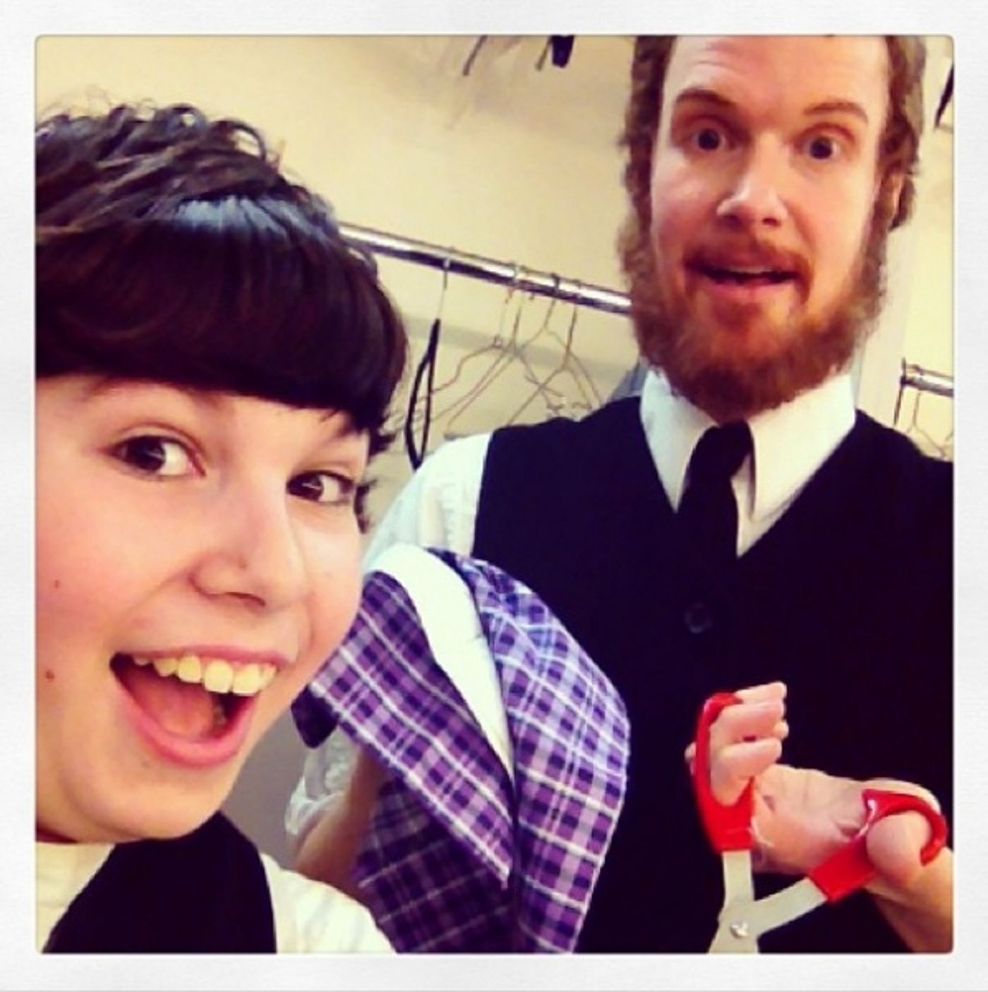 Photo Flash: Saturday Intermission Pics, Jan 26, Part 2 - CINDERELLA's First SIP, EVITA's Saucy 'End' Credit and More!  Image