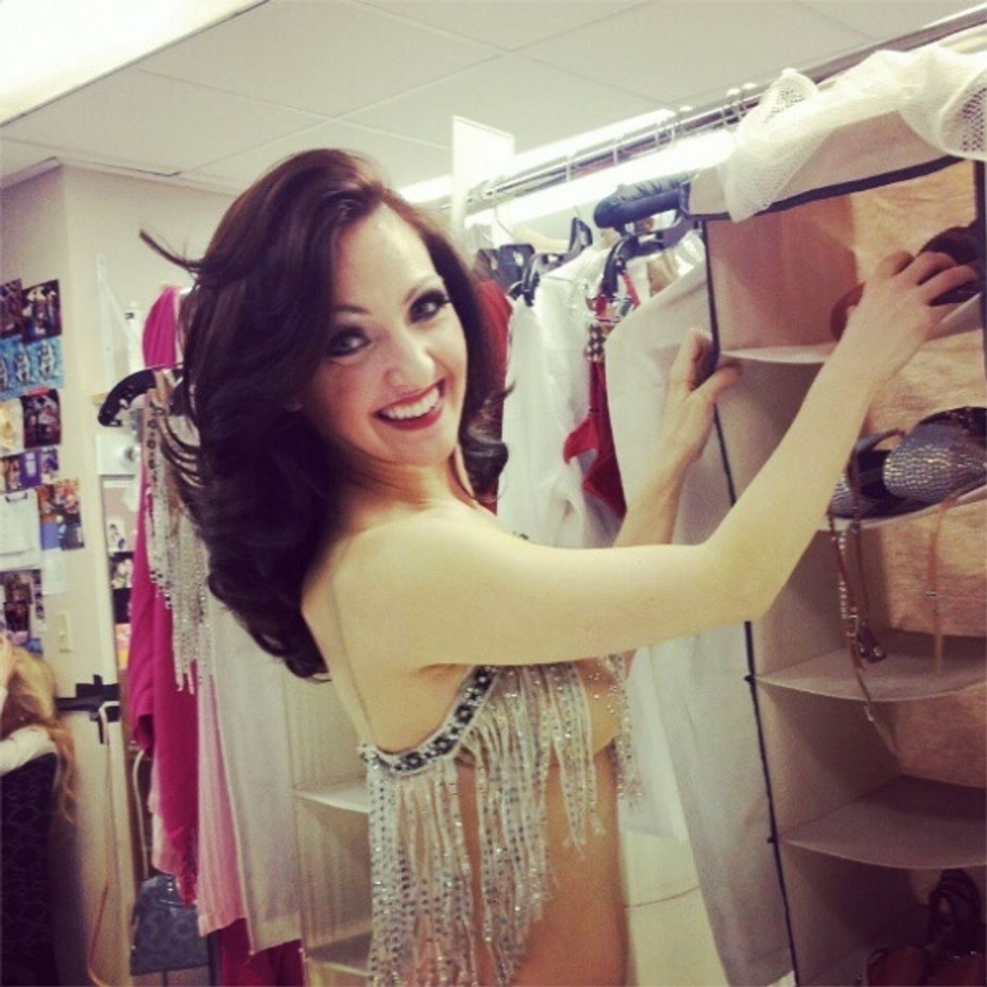 Photo Flash: Saturday Intermission Pics, Jan 26, Part 2 - CINDERELLA's First SIP, EVITA's Saucy 'End' Credit and More!  Image