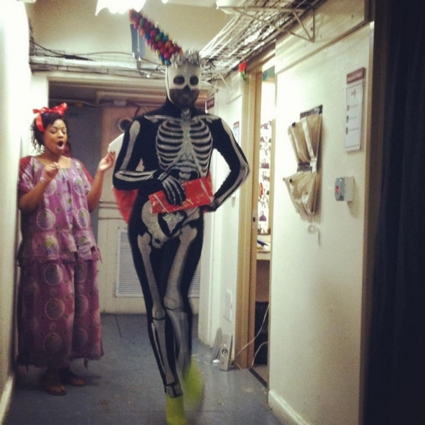 Photo Flash: Saturday Intermission Pics, Jan 26, Part 2 - CINDERELLA's First SIP, EVITA's Saucy 'End' Credit and More!  Image