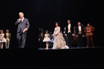 Cameron Mackintosh, Sierra Boggess, Jim Weitzer and Tim Jerome
 Photo