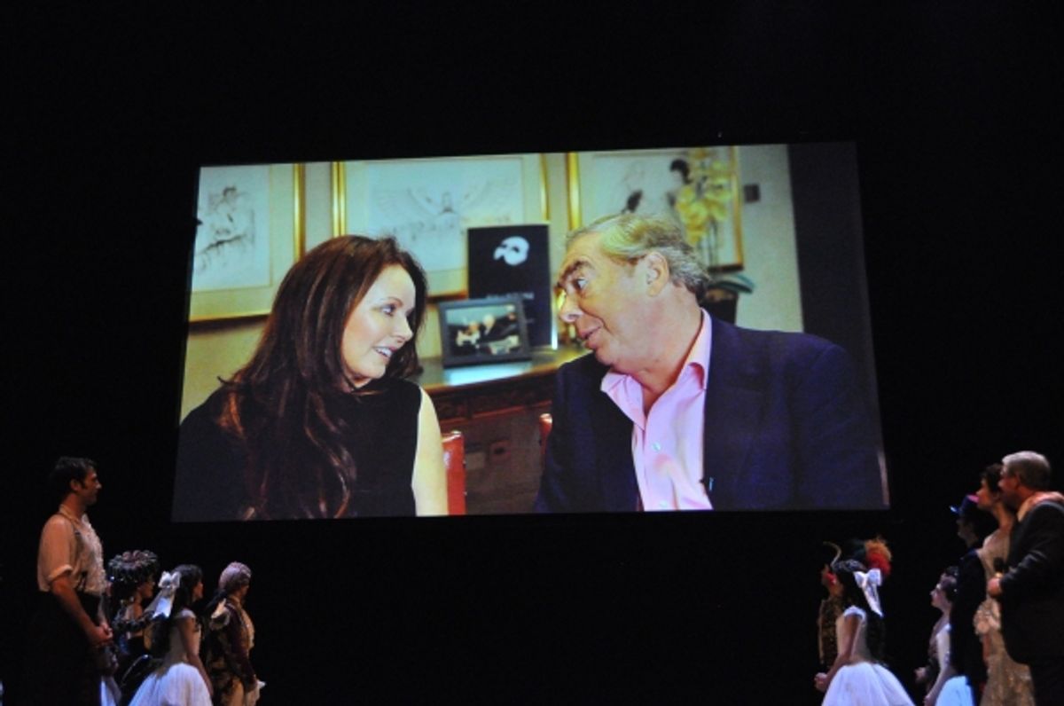 Sarah Brightman and Andrew Lloyd Webber
 at 